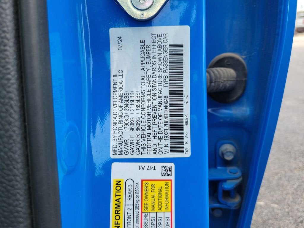 2024 Honda Civic Hatchback Sport