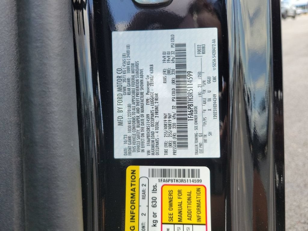 2024 Ford Mustang EcoBoost Premium Fastback