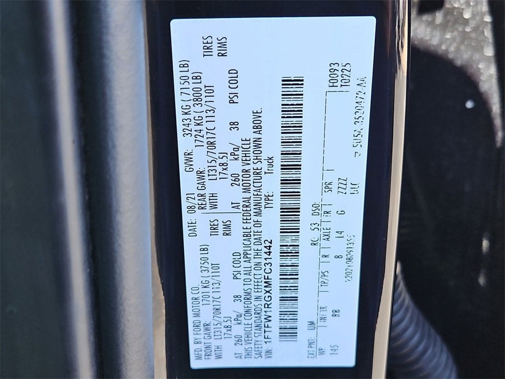 2021 Ford F-150 Raptor