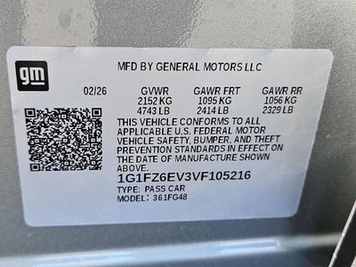 2027 Chevrolet Bolt RS