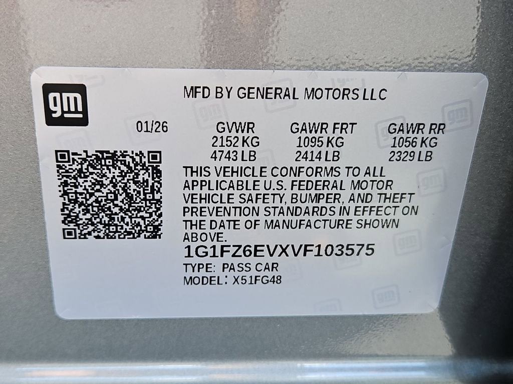 2027 Chevrolet Bolt RS