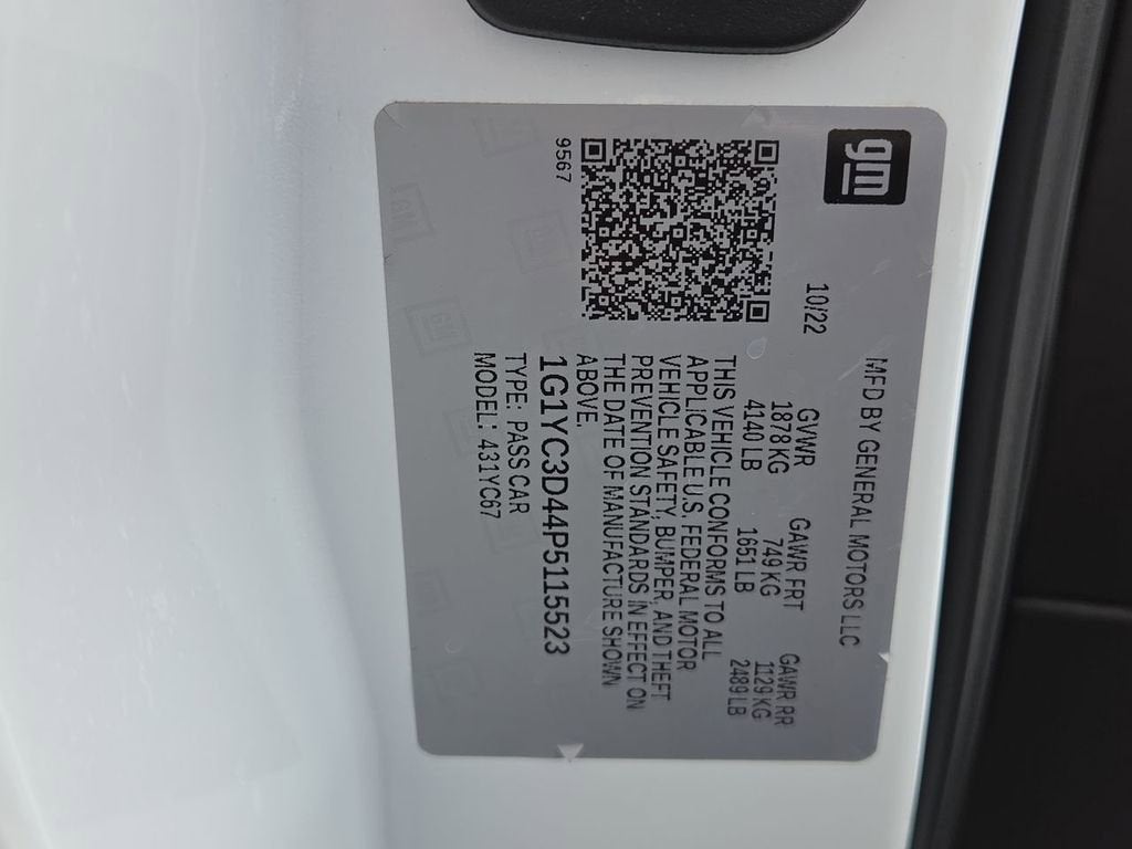 2023 Chevrolet Corvette Stingray 3LT