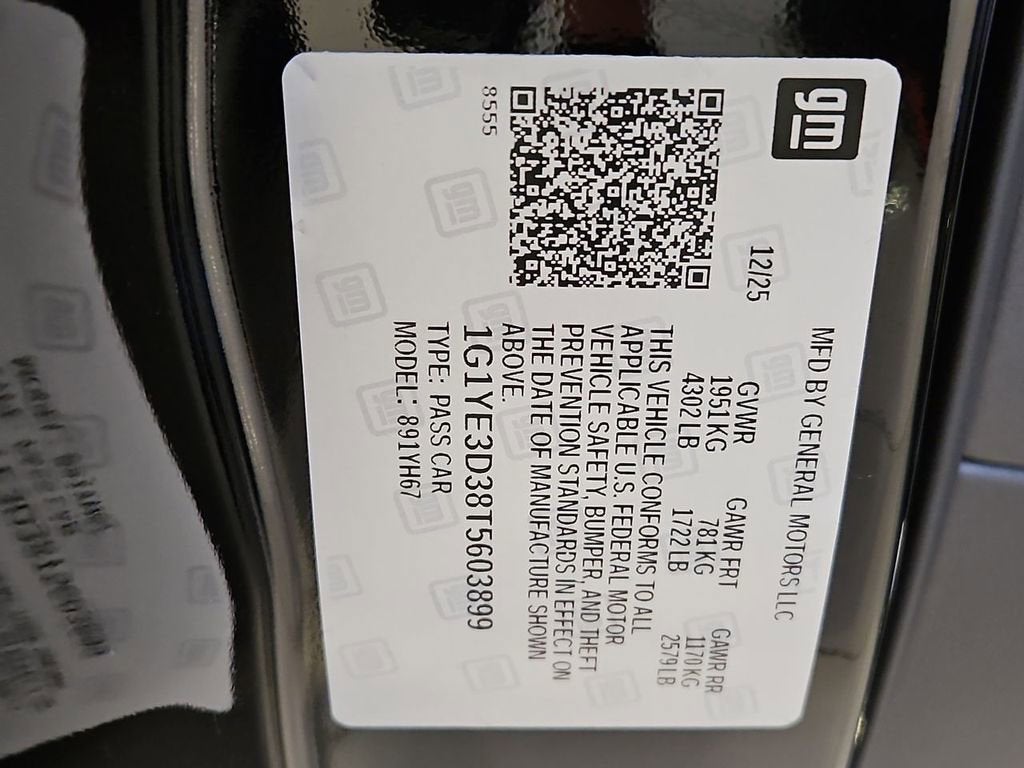 2026 Chevrolet Corvette Z06 2LZ