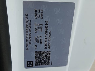 2025 Chevrolet Silverado 3500 HD Chassis Cab Work Truck