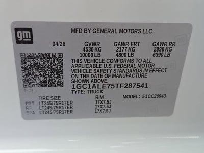 2026 Chevrolet Silverado 2500 HD WT