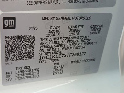 2026 Chevrolet Silverado 2500 HD WT