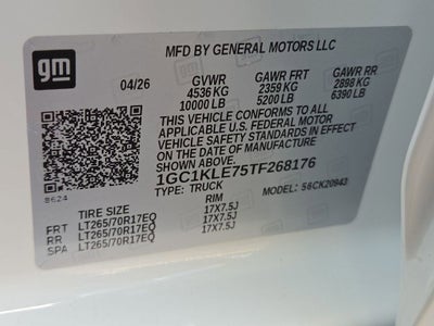 2026 Chevrolet Silverado 2500 HD WT