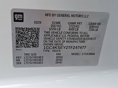 2026 Chevrolet Silverado 3500 HD WT