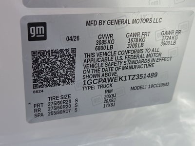 2026 Chevrolet Silverado 1500 RST