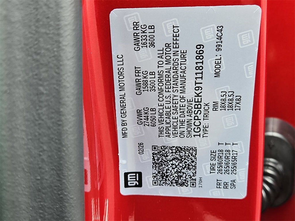 2026 Chevrolet Colorado WT