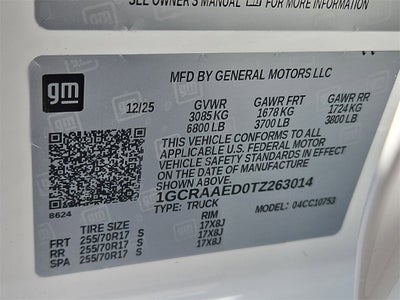 2026 Chevrolet Silverado 1500 WT