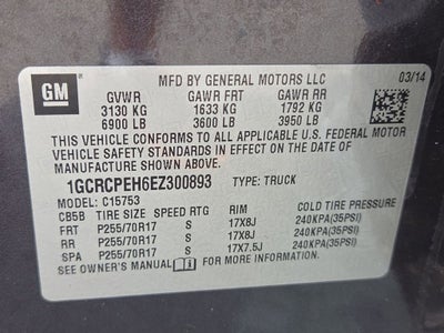 2014 Chevrolet Silverado 1500 Work Truck