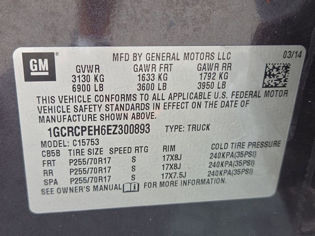 2014 Chevrolet Silverado 1500 Work Truck