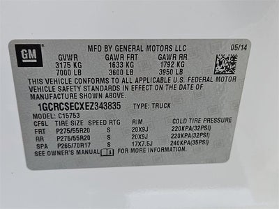 2014 Chevrolet Silverado 1500 LTZ