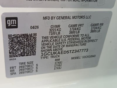 2026 Chevrolet Silverado 1500 WT