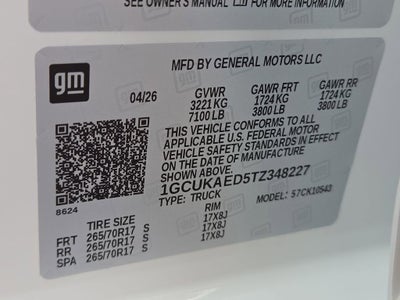 2026 Chevrolet Silverado 1500 WT