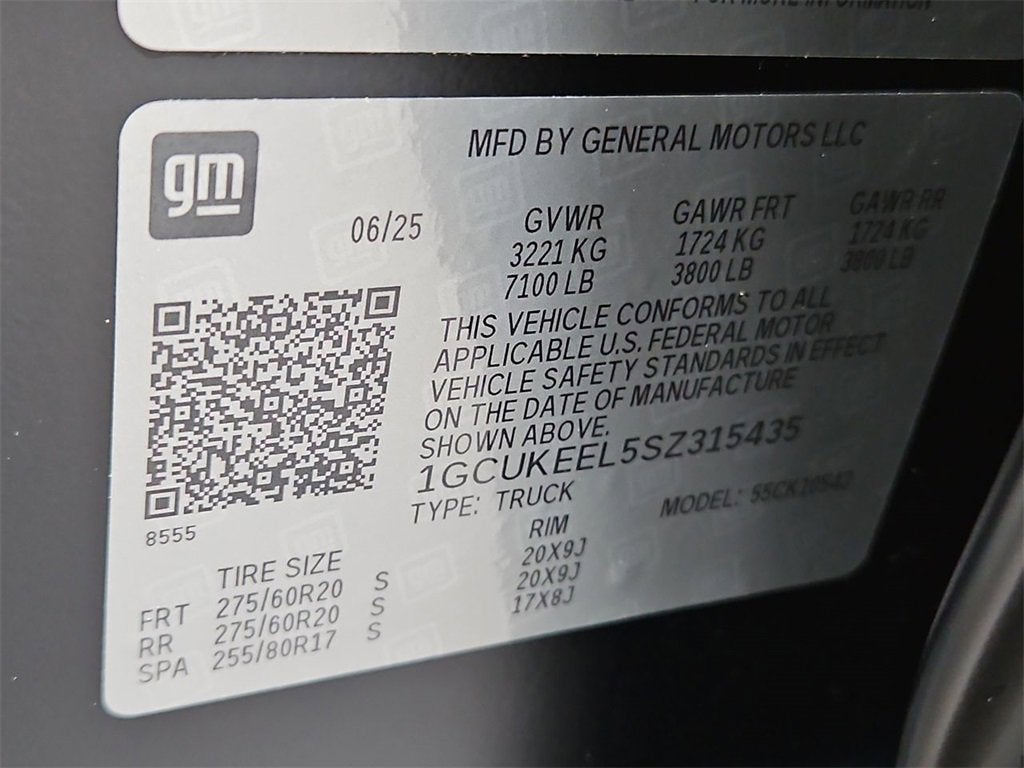 2025 Chevrolet Black Widow Silverado 1500 RST