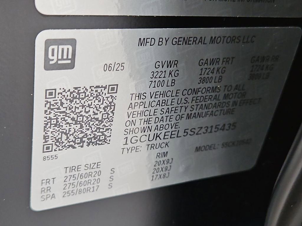 2025 Chevrolet Black Widow Silverado 1500 RST