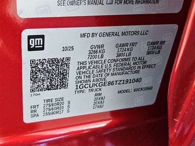 2026 Chevrolet Silverado 1500 LTZ