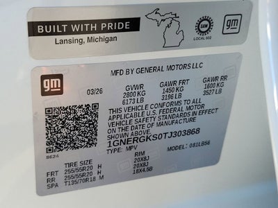 2026 Chevrolet Traverse LT