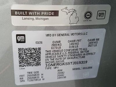 2026 Chevrolet Traverse LT