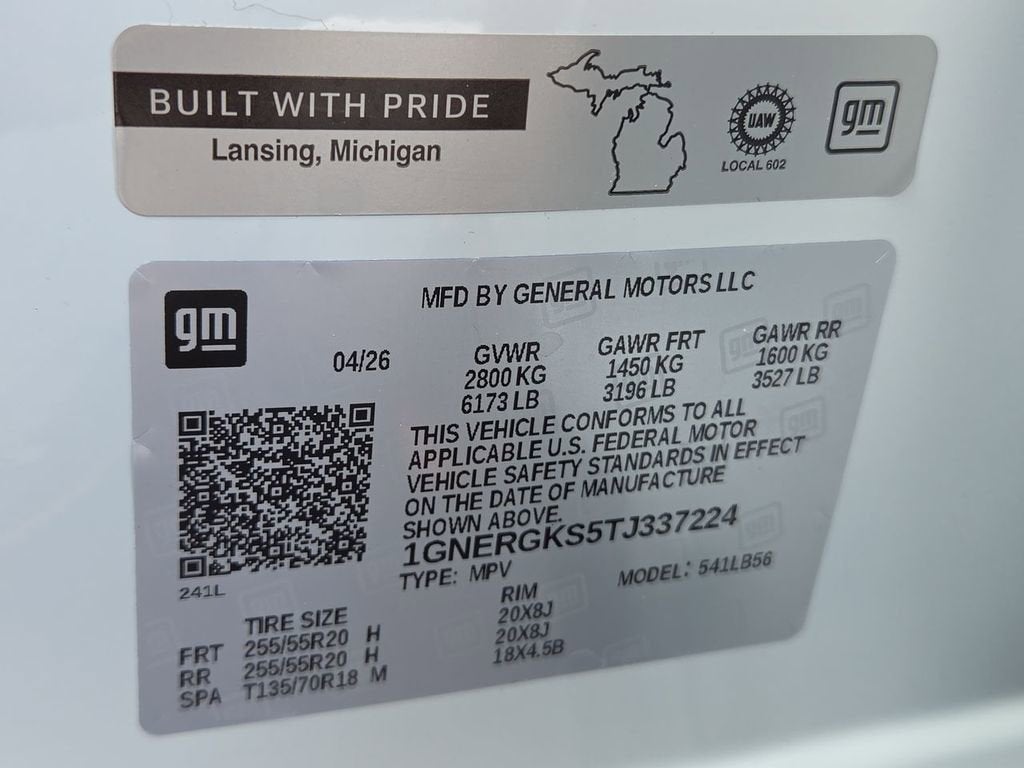 2026 Chevrolet Traverse LT