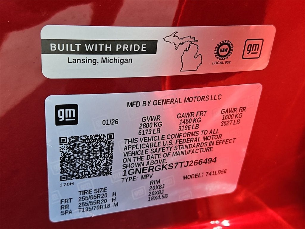 2026 Chevrolet Traverse LT