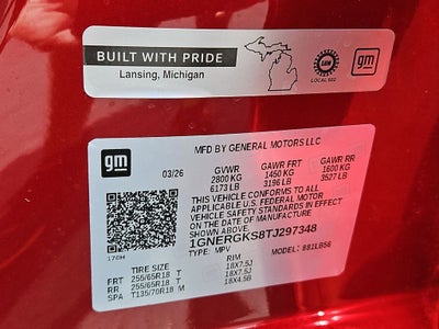 2026 Chevrolet Traverse LT