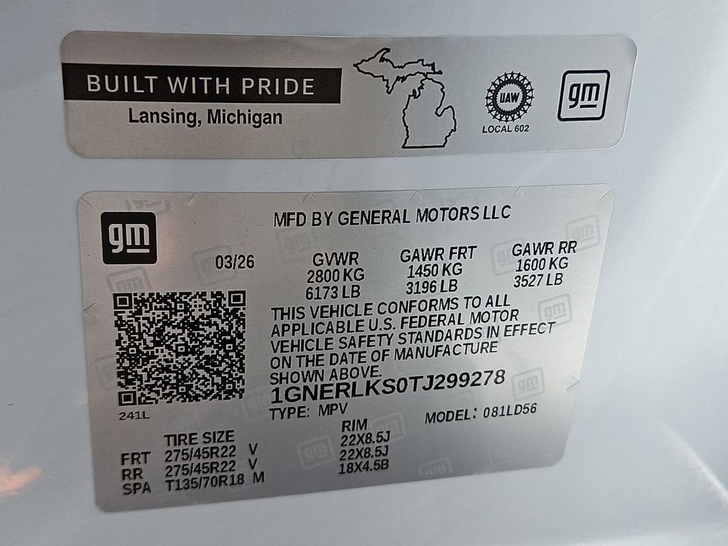 2026 Chevrolet Traverse RS