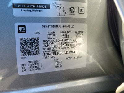 2026 Chevrolet Traverse RS