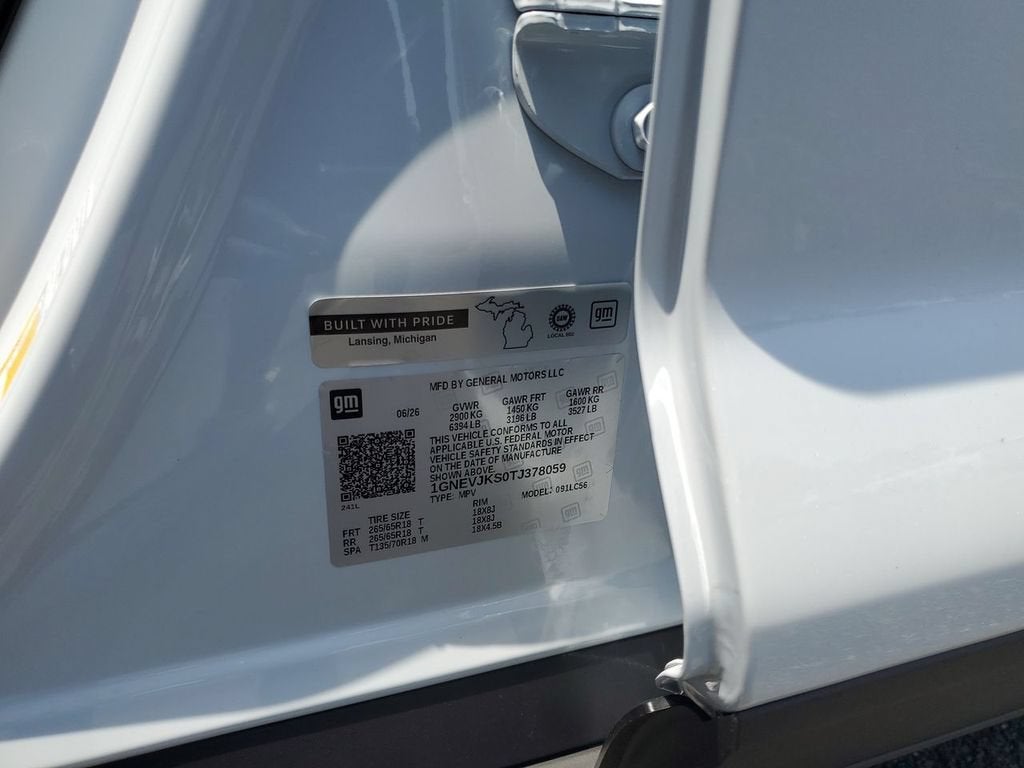 2026 Chevrolet Traverse Z71
