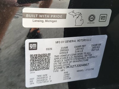 2026 Chevrolet Traverse Z71