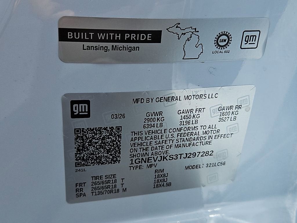 2026 Chevrolet Traverse Z71