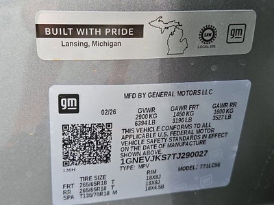 2026 Chevrolet Traverse Z71