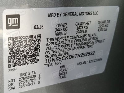 2026 Chevrolet Suburban LT