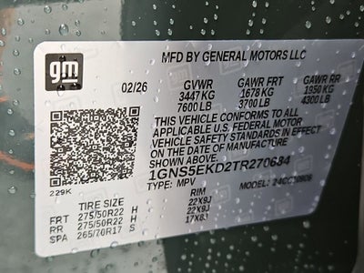 2026 Chevrolet Suburban RST