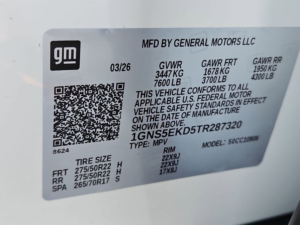 2026 Chevrolet Suburban RST