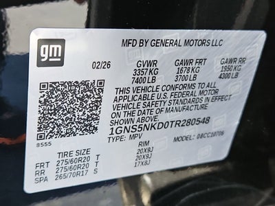 2026 Chevrolet Tahoe LT