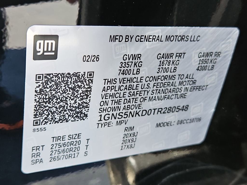 2026 Chevrolet Tahoe LT