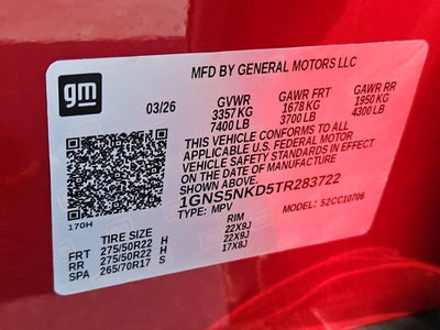 2026 Chevrolet Tahoe LT