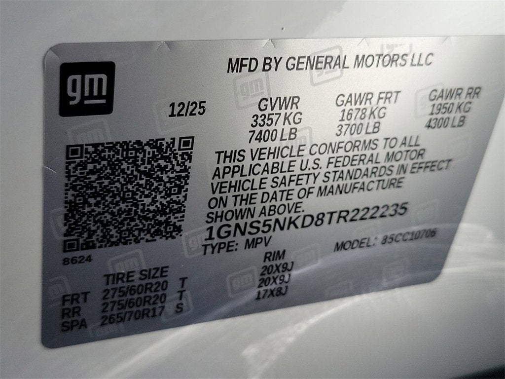 2026 Chevrolet Tahoe LT