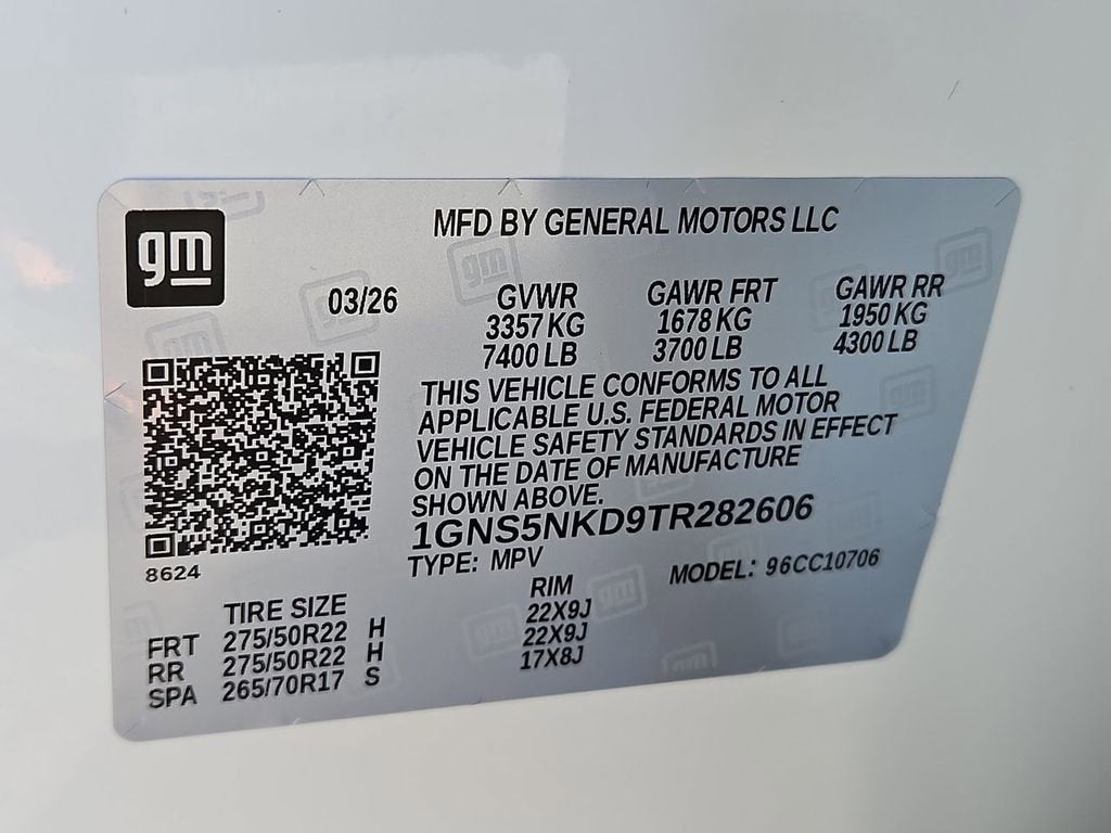 2026 Chevrolet Tahoe LT