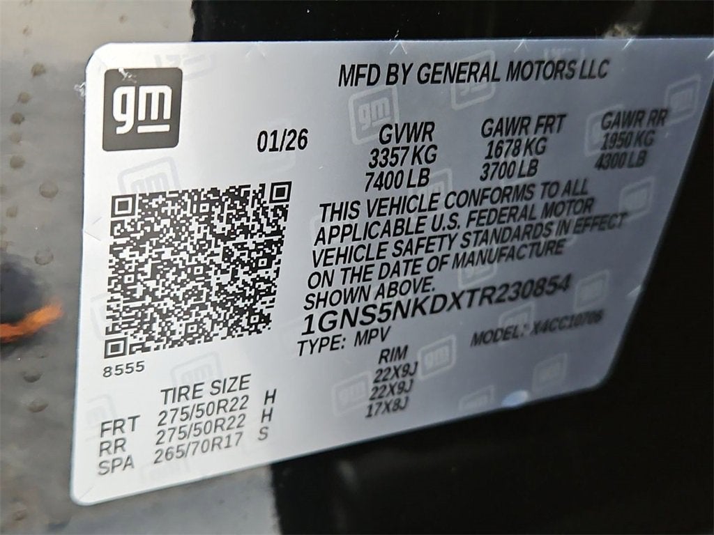 2026 Chevrolet Tahoe LT