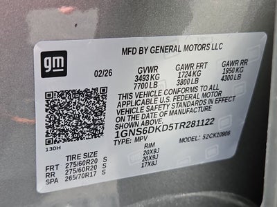 2026 Chevrolet Suburban Z71