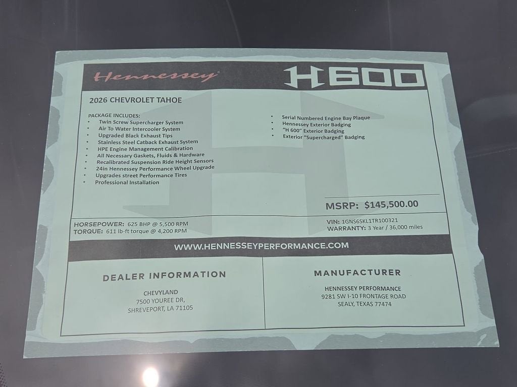 2026 Chevrolet Tahoe Premier