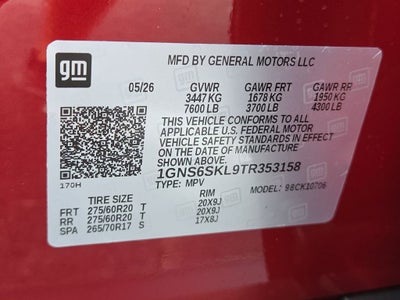 2026 Chevrolet Tahoe Premier
