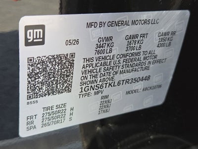 2026 Chevrolet Tahoe High Country