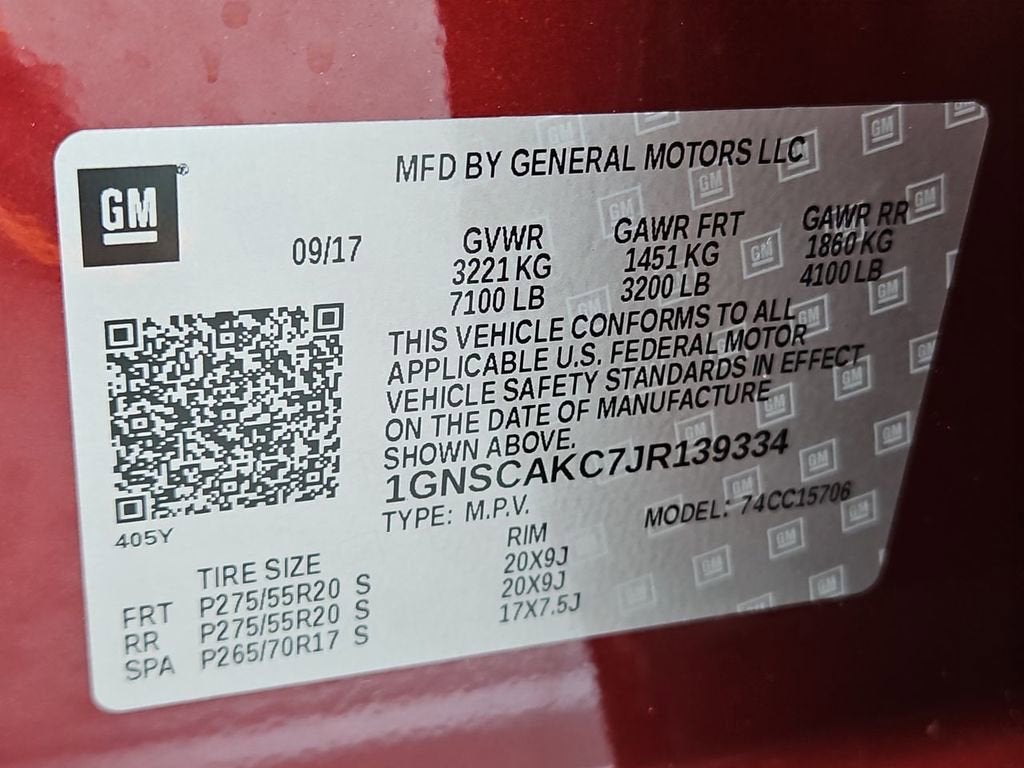 2018 Chevrolet Tahoe LS