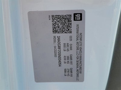 2025 Chevrolet Express Cutaway 3500 1WT