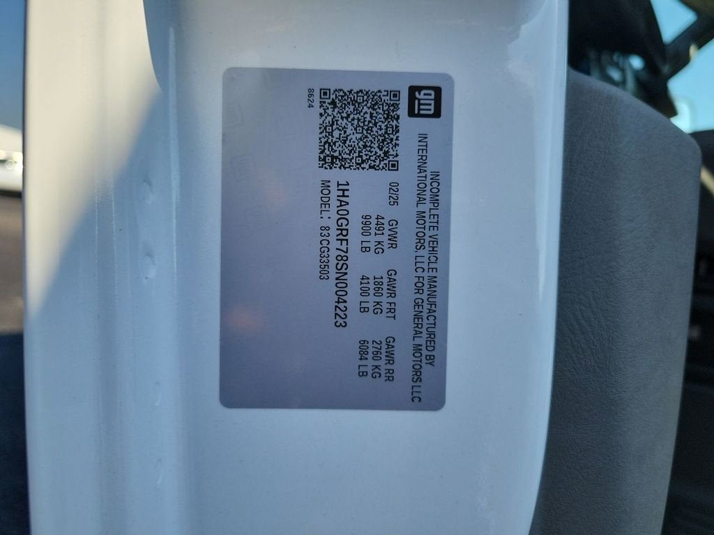 2025 Chevrolet Express Cutaway 3500 1WT